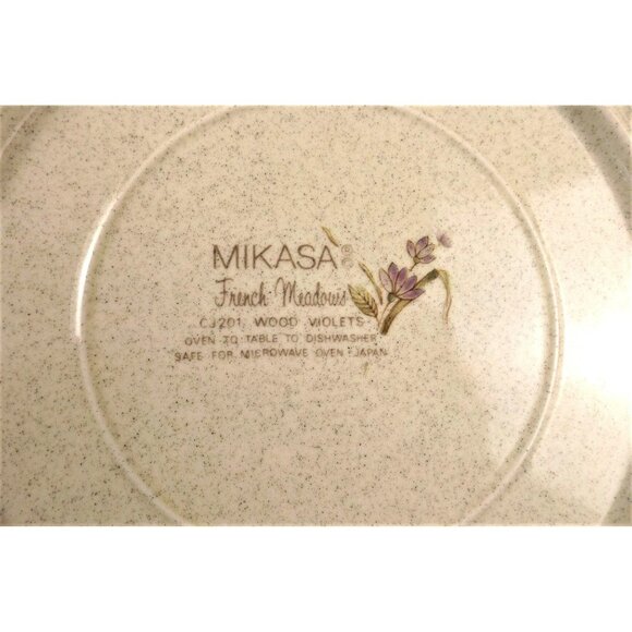 Mikasa Wood Violets Dinner Plate French Meadows size 10 1/2 in.    JH1086 - Picture 3 of 3